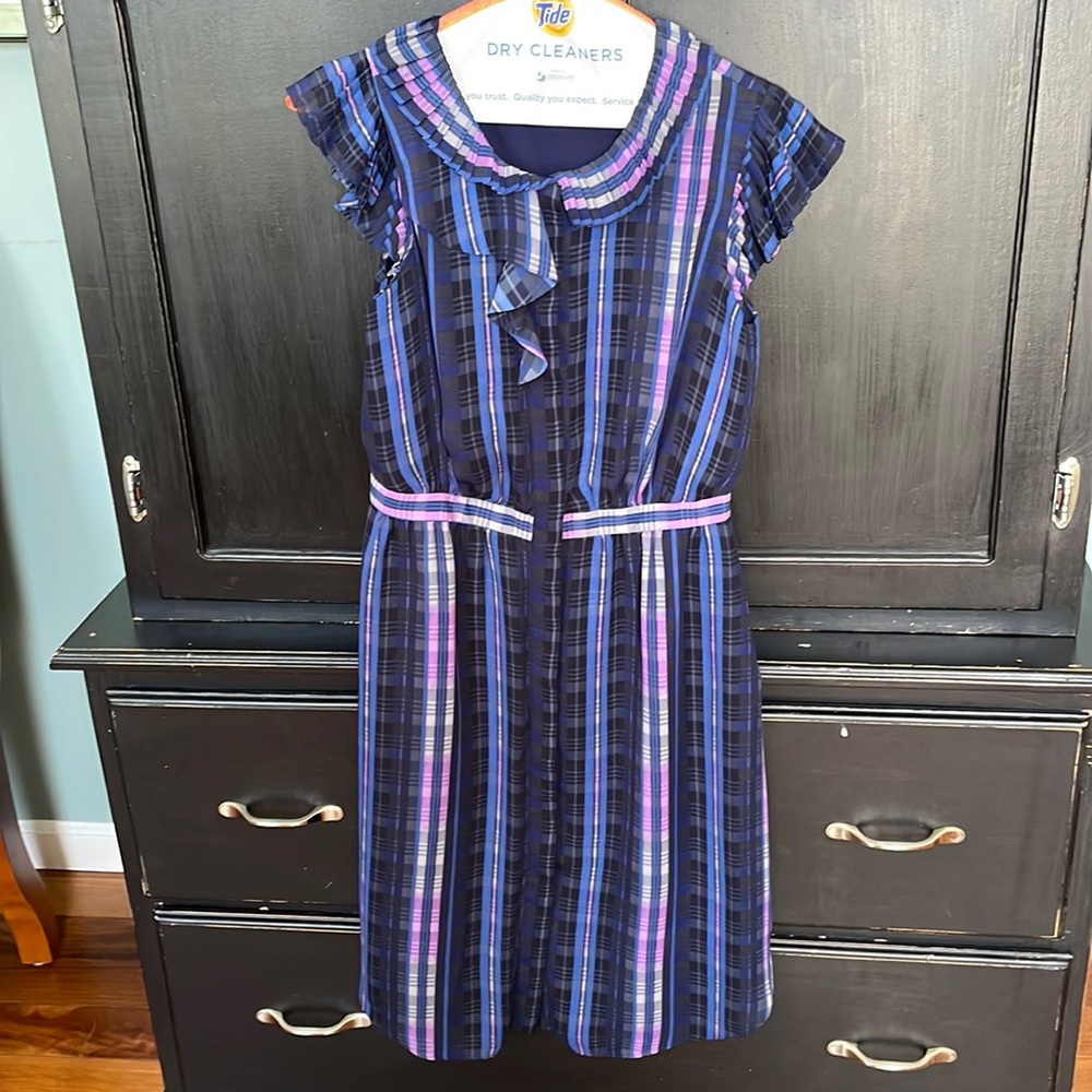 Banana Republic plaid dress